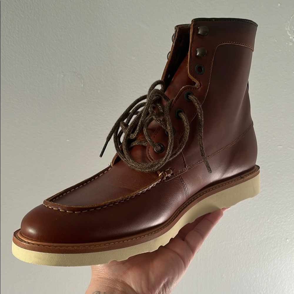 Nisolo Chestnut Leather Men's Boots